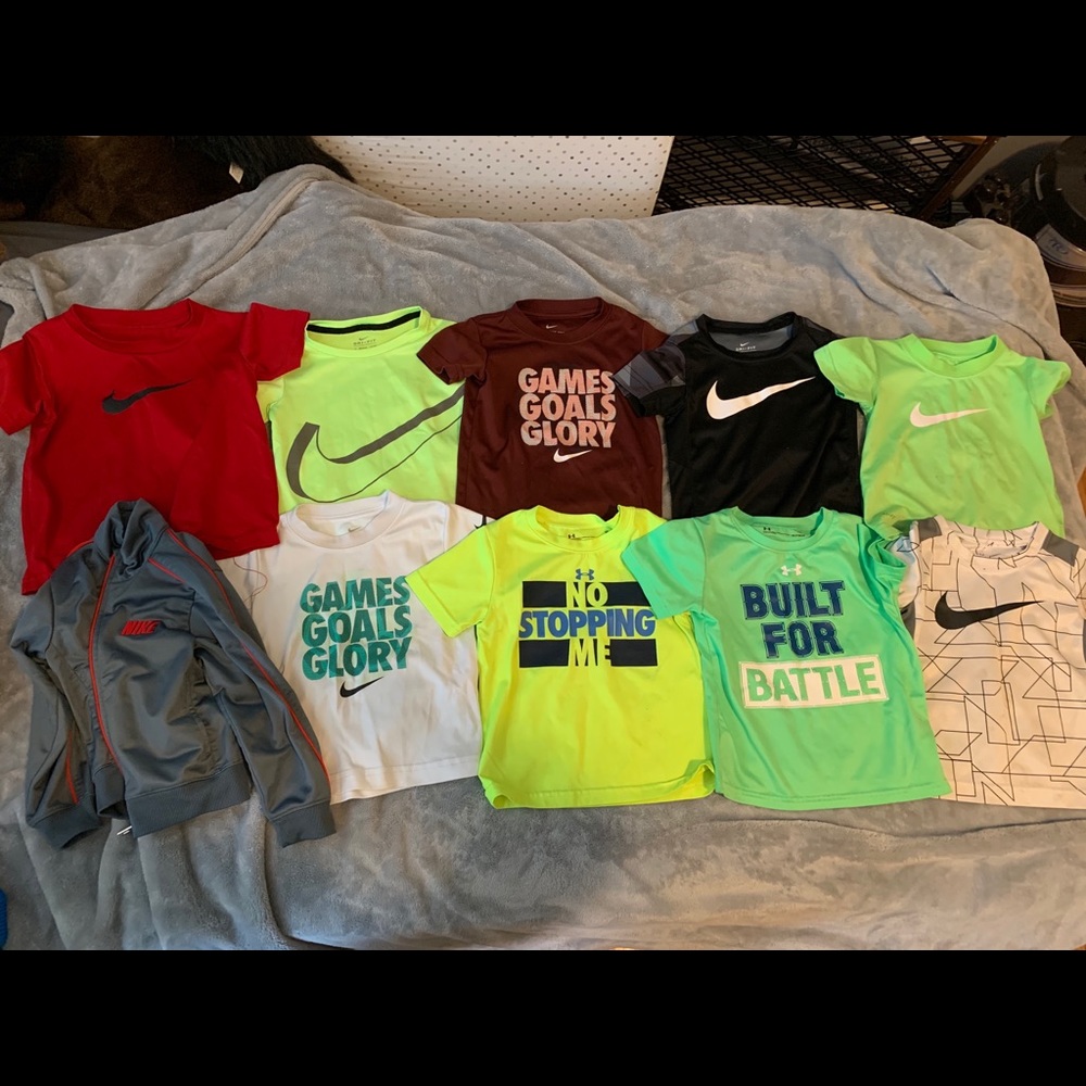 Under Armour Nike adidas 2t toddler lot summer